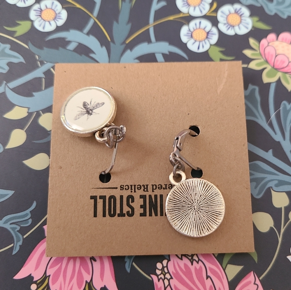 SALE! NWT Christine Stoll Alterd Relics Earrings - Picture 3 of 4